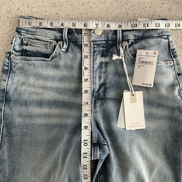 Good American Jeans 6 Blue Good Legs Stretch Sculpt Flat Tummy - Picture 5 of 11